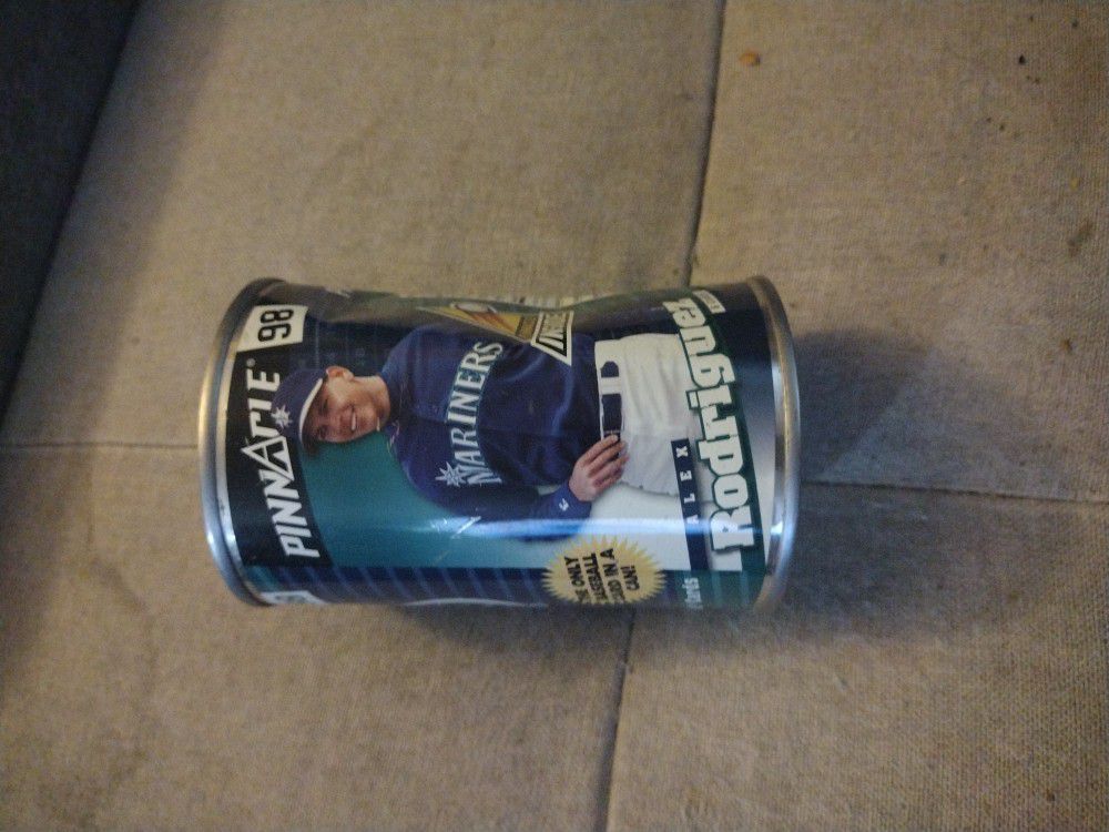 Mariners Baseball Card In A Can