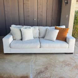 Maggie Cream sofa  ( delivery available )