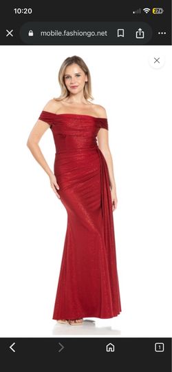 Plus size dark red party gala elegant sparkly glitter long dress stretch