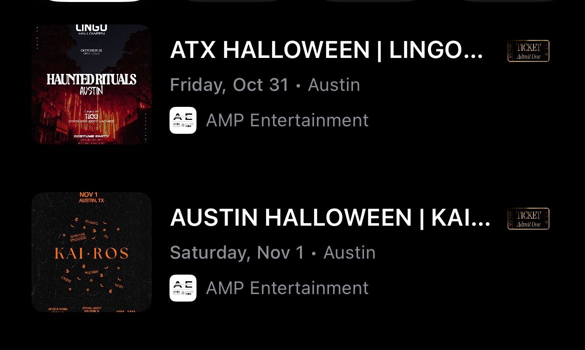 Austin Halloween party 