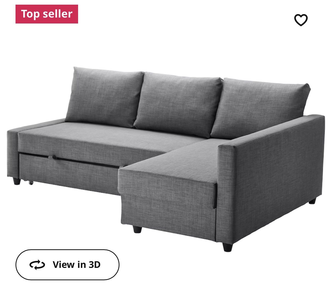 Sofa & Sleeper sectional - Dark Gray