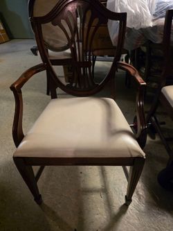 Antique dining chairs