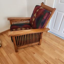 Bassett Mission Style Oak Chair