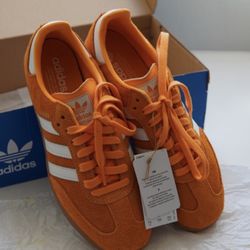 Brand new Adidas Samba OG in orange color. Never worn.
