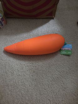 Squeeezy Carrot Squishy Toy