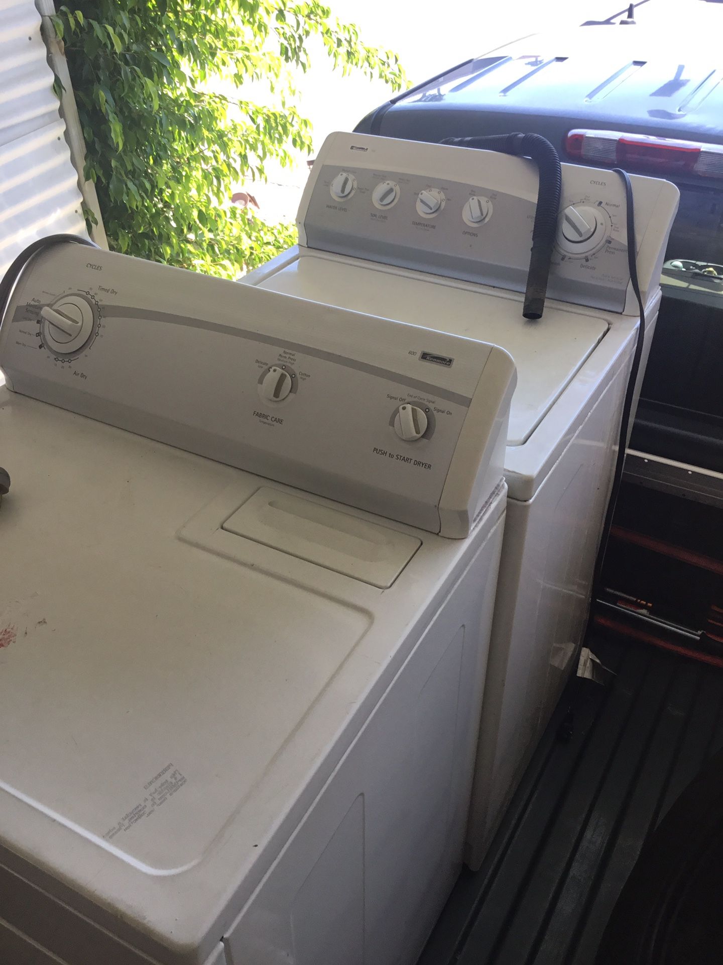 Kenmore Washer And Electric Dryer Set Used Work Great