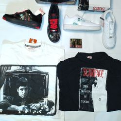 Scarface Sneakers And Shirt All New 