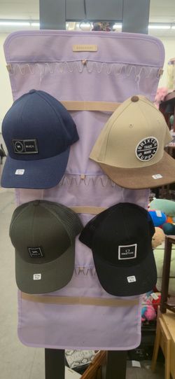 RVCA and Brixton Snapback Hats – Lot of 4