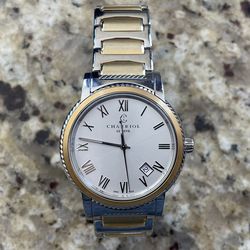 NEW- Charriol Parisii - Two-tone Gold/Silver Dial - Swiss Watch