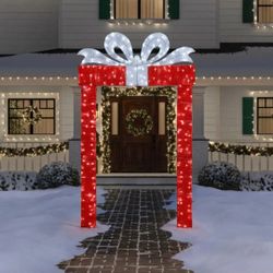 8.5 ft. Icicle Shimmer Giant-Sized LED Present Archway