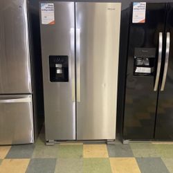 Whirlpool Side By Side Refrigerator With Water Dispenser And Ice Maker XM