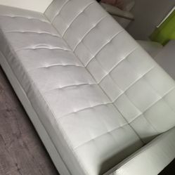 White Leather Couch