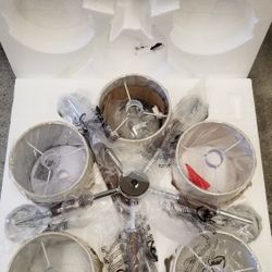 Jones Collection 5-Light Chrome Pendant

