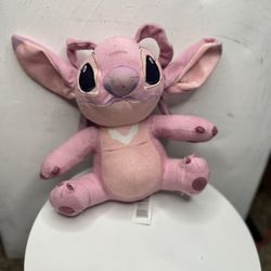 Disney Store Lilo And Stitch ANGEL Plush Stuffed Animal Doll Pink!