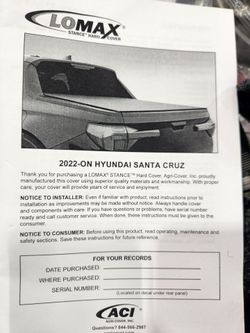 Hard cover for Santa Cruz
