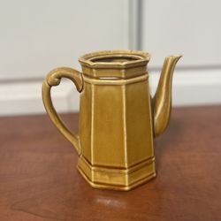 Vintage Stone Craft Tea Picture Creamer Ceramic By Royal Sealy 