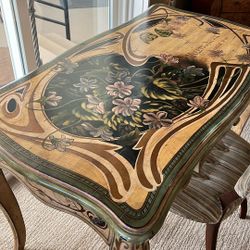 Deco Hand Painted Ladies Desk