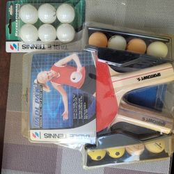 Table Tennis Paddle Set of four (4)