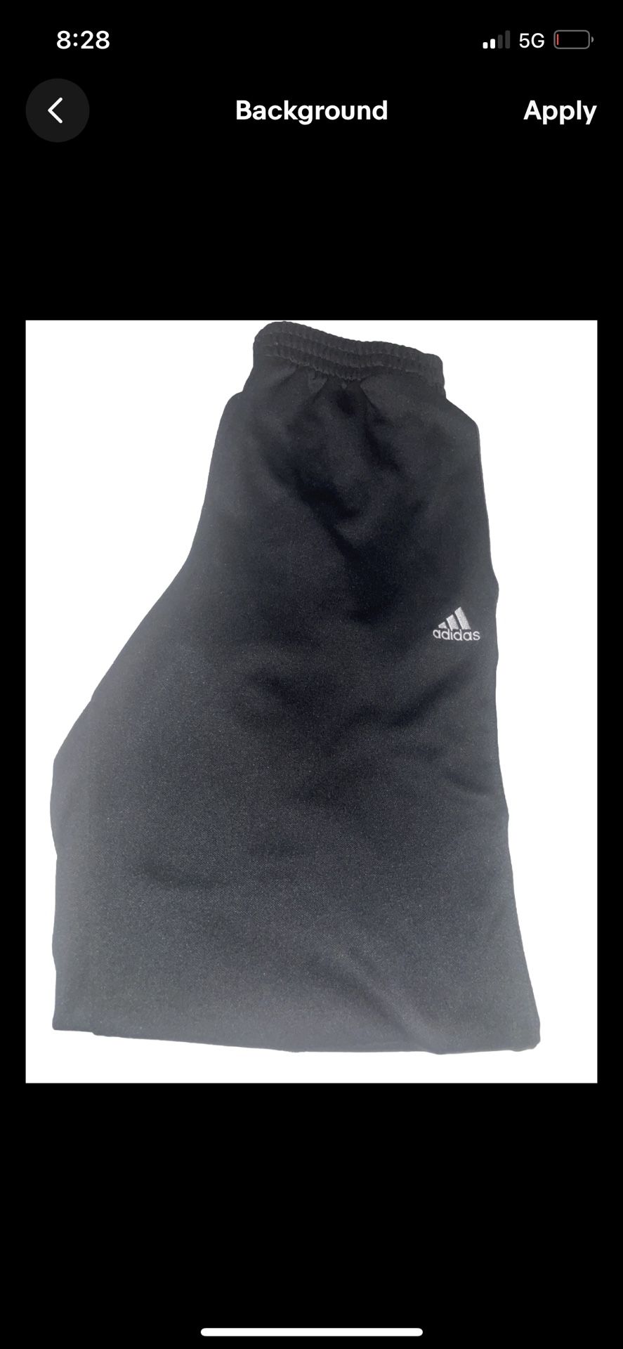 Adidas Kids /men Clima-lite Black Track Pants 2012 Edition Kids XL /men Small