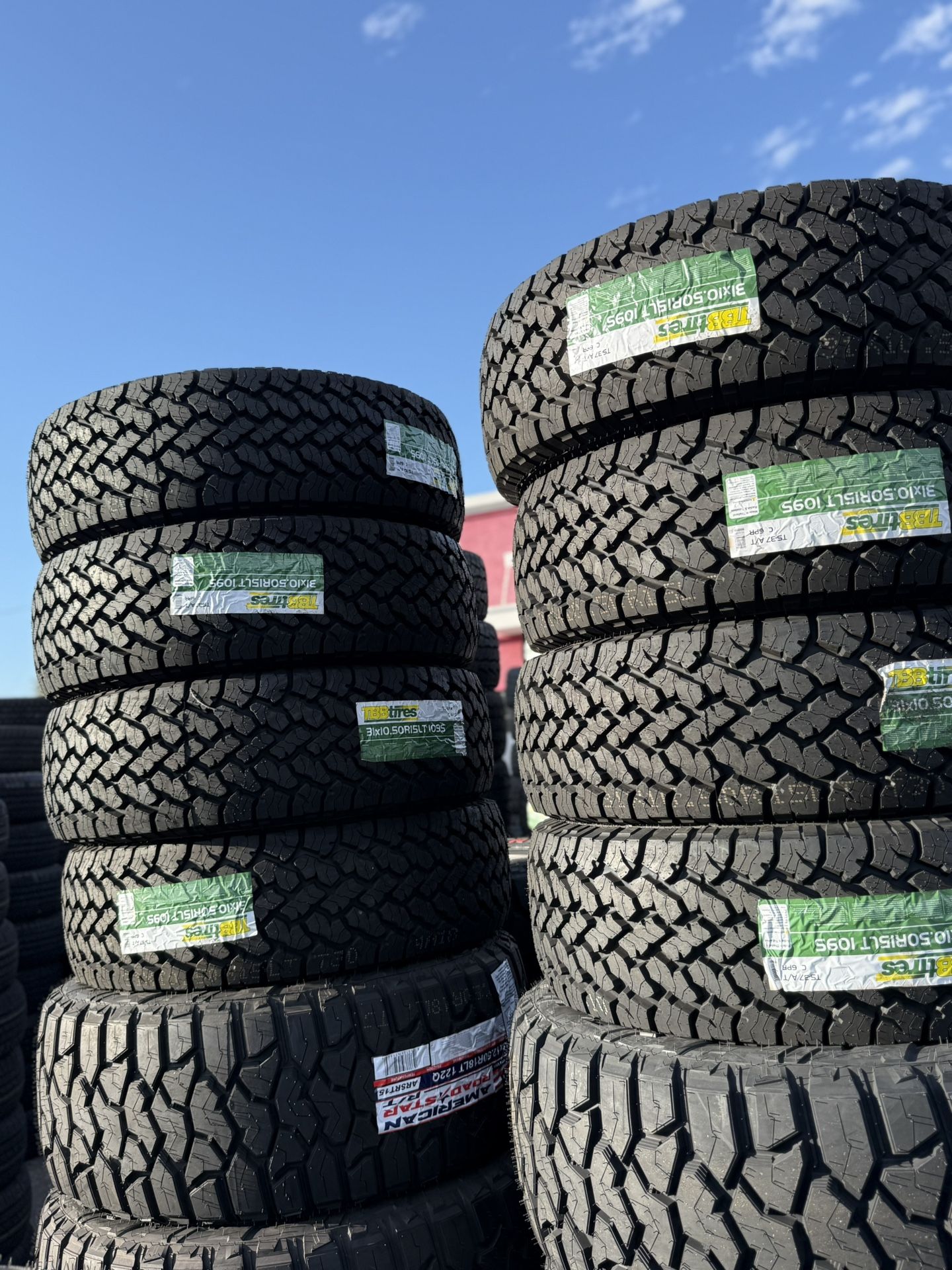 31**10.50r15 TBB Tires Nueva Con 50.000 Millas De Garantía 