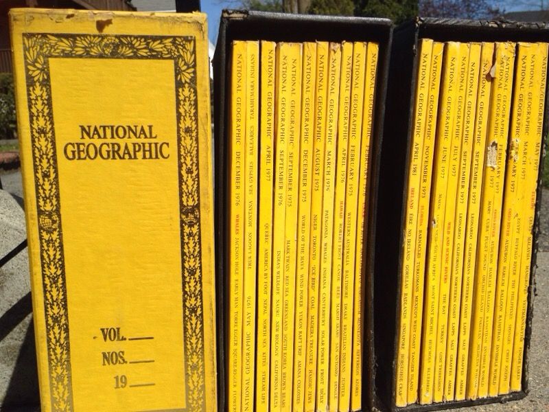 Nat Geo magacines fron 1973 - 1977