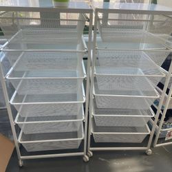 IKEA Mesh Dresser Organizer Unit With Wheels