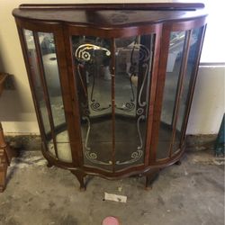 Antique display cabinet  FREE