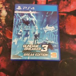 PS4 Gundam Breaker 3 Break Edition (English Subtitle) for Playstation 4