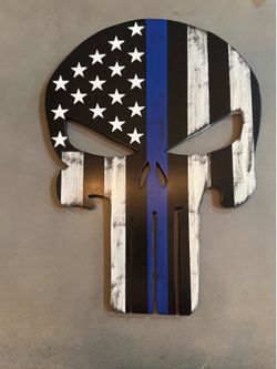 Punisher Skull Thin Blue Line