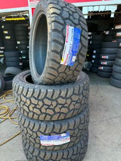 🚨‼️vendo set de llantas Lt 33x12.50 22 Atlander Roverclaw tires