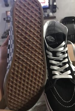 Men’s VANS Black/White Checkerboard Shoes