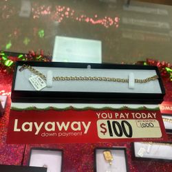 14k Chino Link Bracelet 