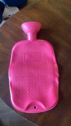 Pink Rubber Hot Water Bottle