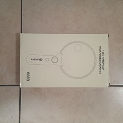 Large Magnifying Glass with Light, Magnifier Handheld Illuminated Lighted Magnifier with 3 LED Lights 1 UV Light Storage Bag Clean Cloth for Seniors R