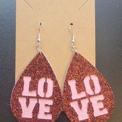 Handmade Love Earrings 