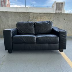 Leather Loveseat