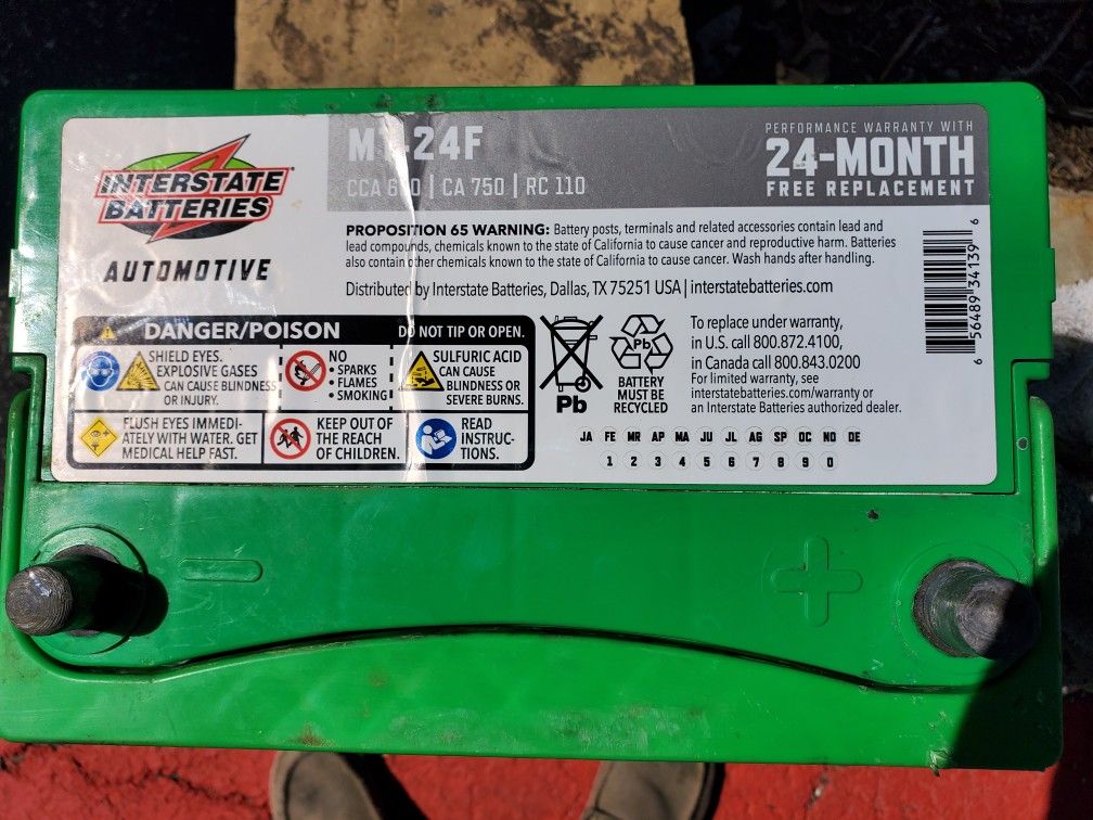 Interstate MT-24F Battery