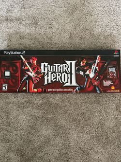 Guitar Hero 2 PS2 Guitar Controller (Boxed w/ PC Adapter)