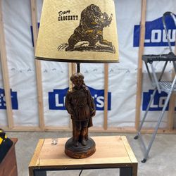 Davy Crockett Lamp
