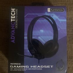 PlayStation Advanced Tech Wired Gaming Head Set 