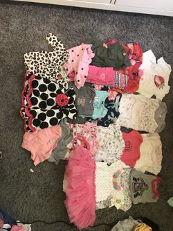 Baby girl clothes- huge lot