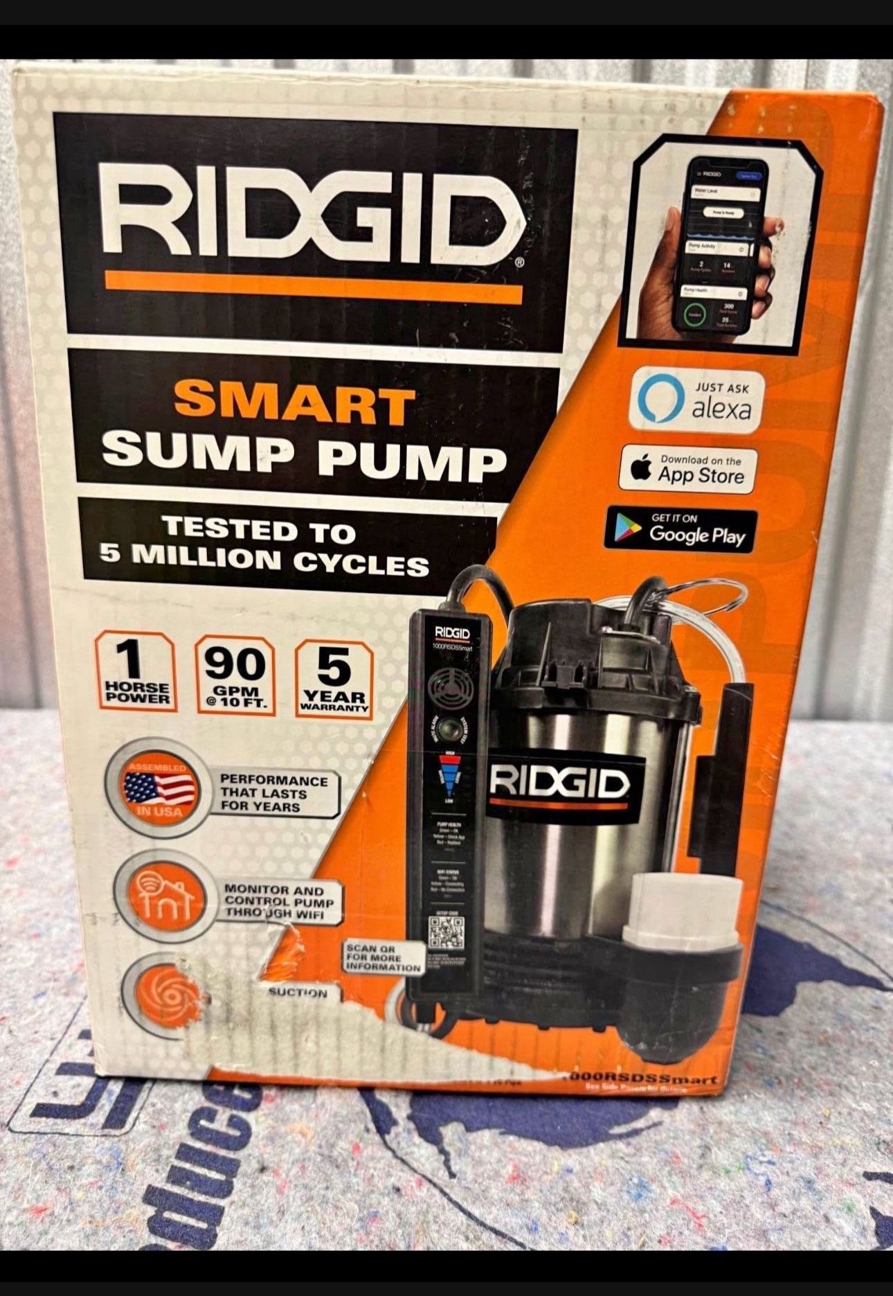 🔥 1 hp. Stainless Steel Smart Dual Suction Sump Pump (retail price $550)
