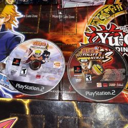 Playstation 2 Naruto Ultimate Ninja 1 & 3 Game