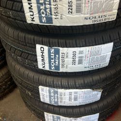 195/65/15 Kumho Tires