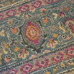 Teal And Magenta 8x10 Rug