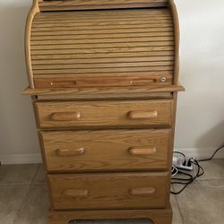 Roll top desk