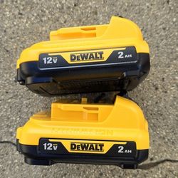 Dewalt 12v Batteries 2.0 Ah Brand New