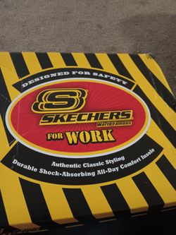 Sketchers steel toe boots