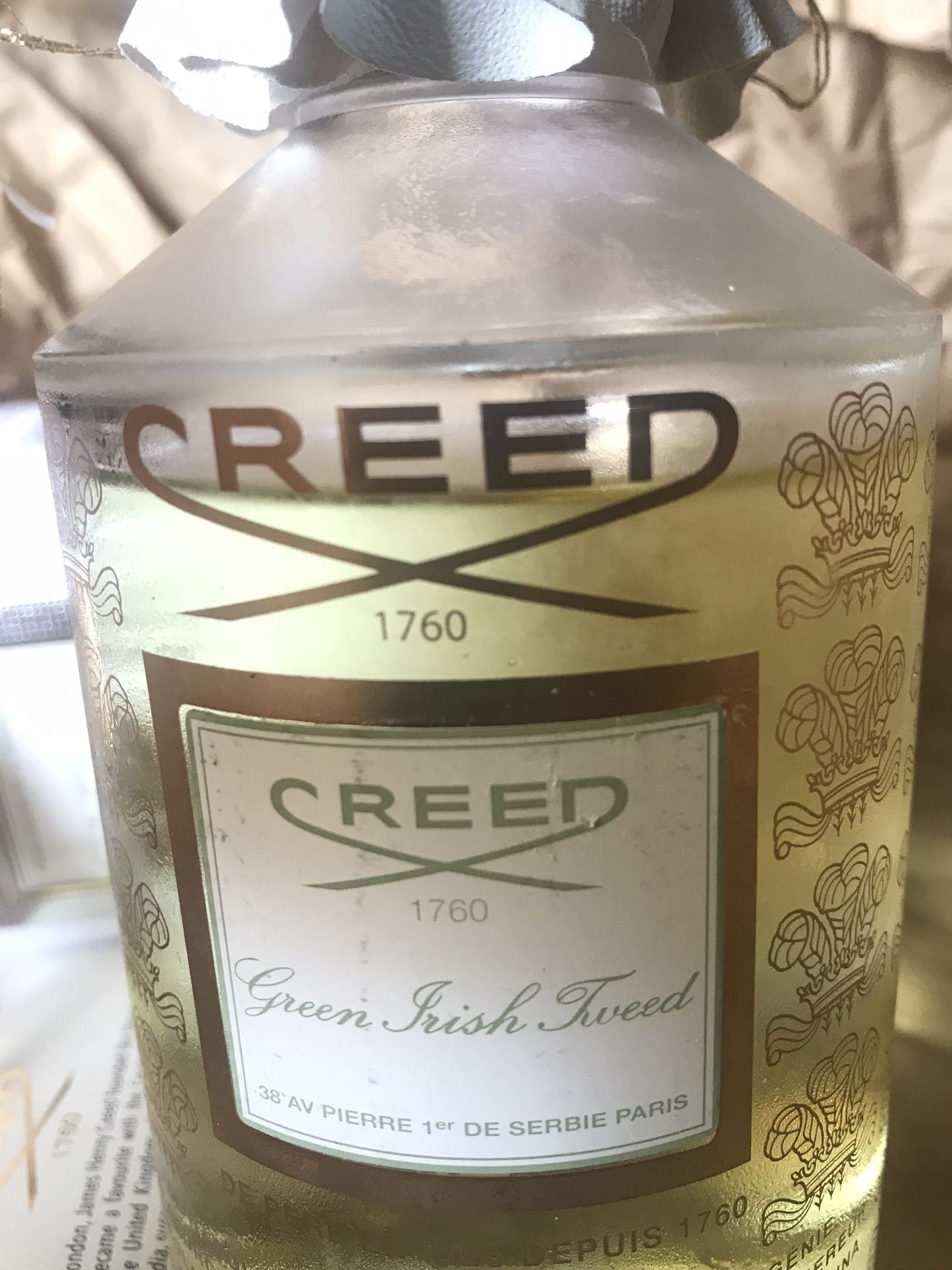 Creed Green Irish Tweed 10ml Decanter