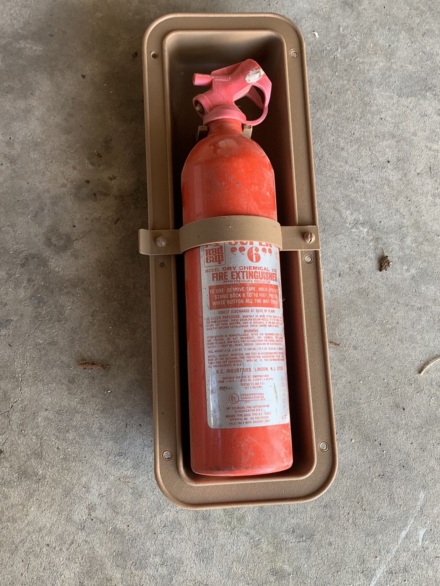 Palomino Pop Up Vintage Fire Extinguisher